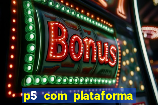 p5 com plataforma de jogos